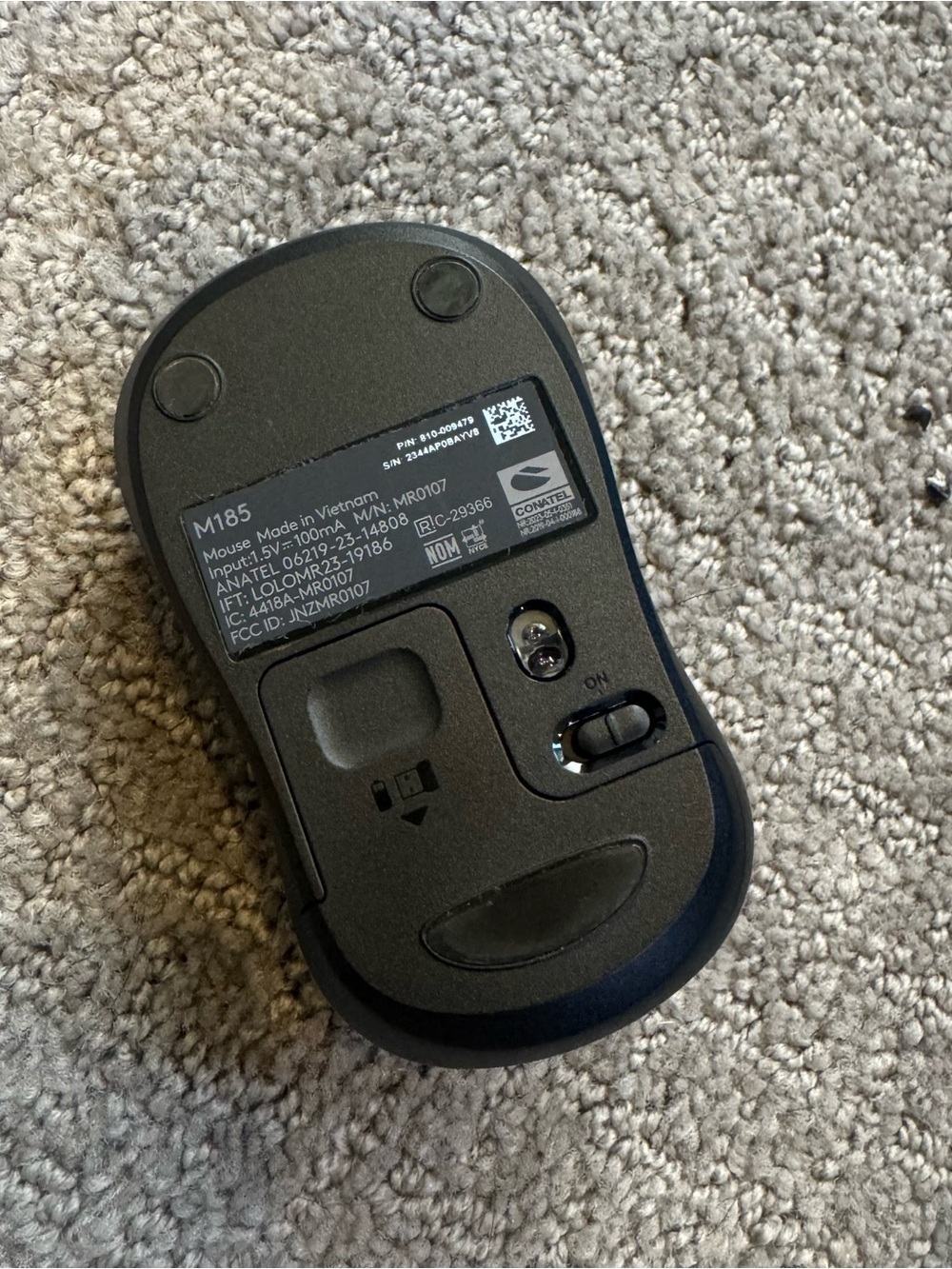 Logitech M185 Compact Wireless Mouse - Picture 3 of 4